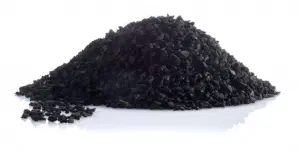 Промышленный уголь и кварцевый песок FILTERKOHLE H